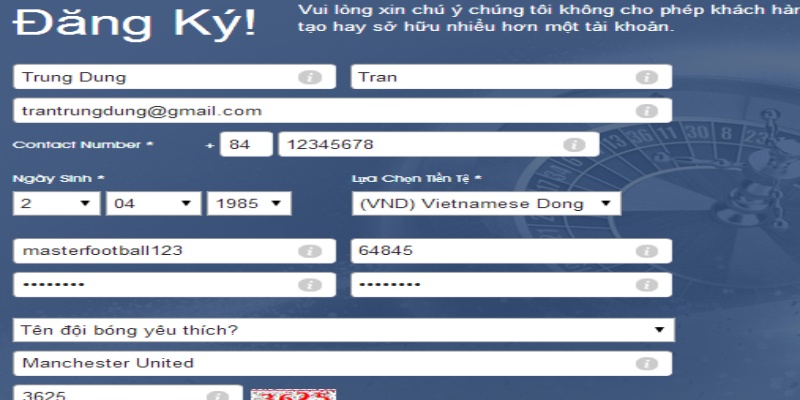 Đăng ký để cá cược thể thao tại m88